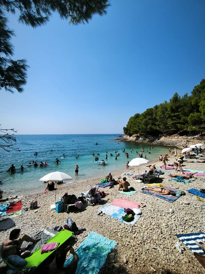 Saccorgiana Beach in Pula