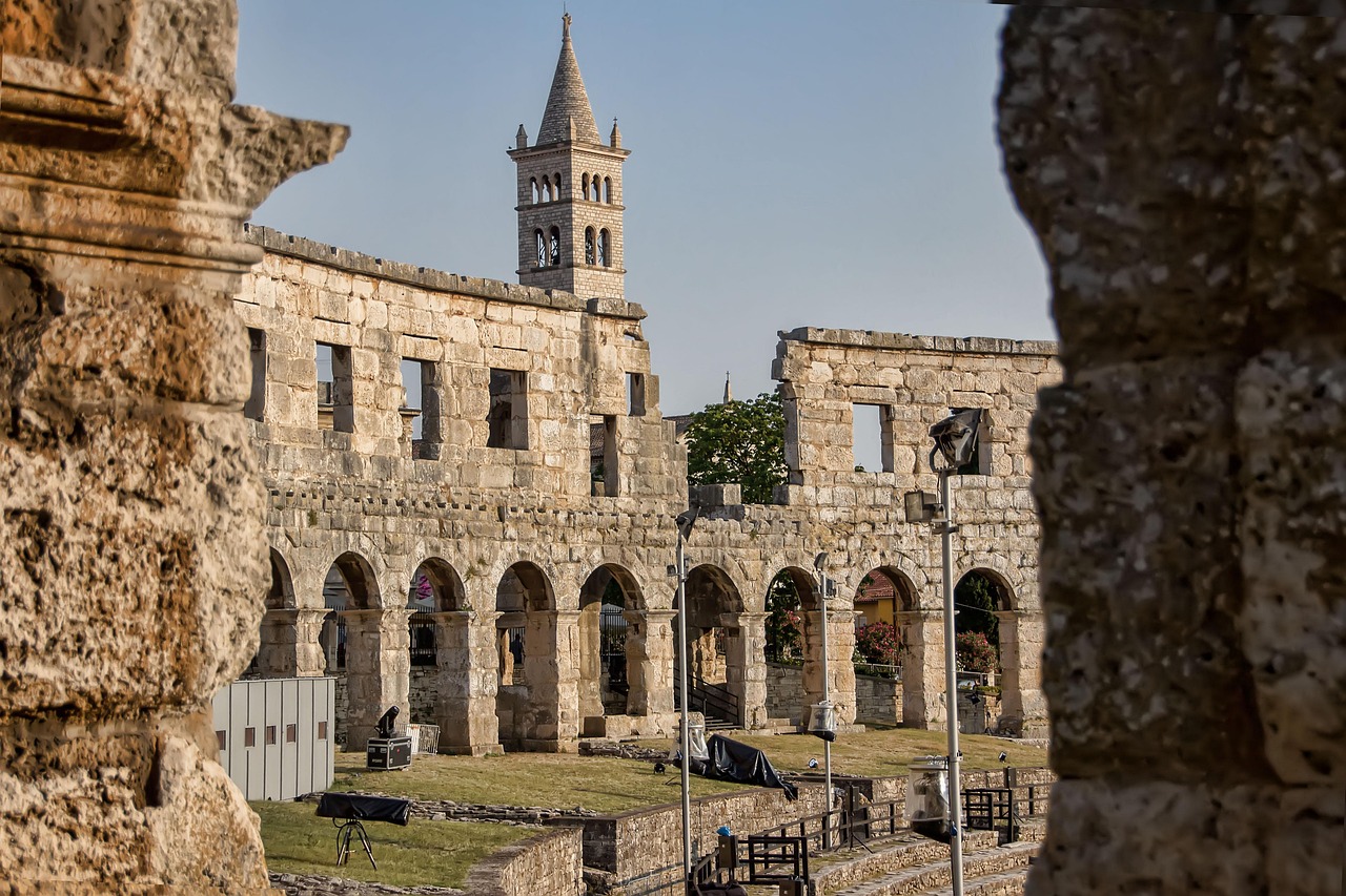 Ancient Roman Arena in Pula