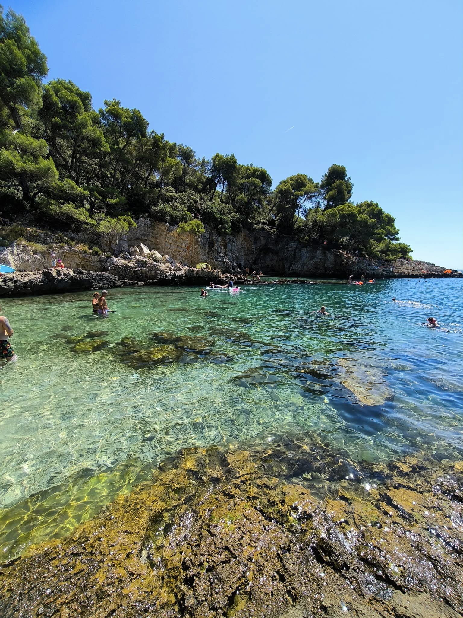 Clear Adriatic water near Pula