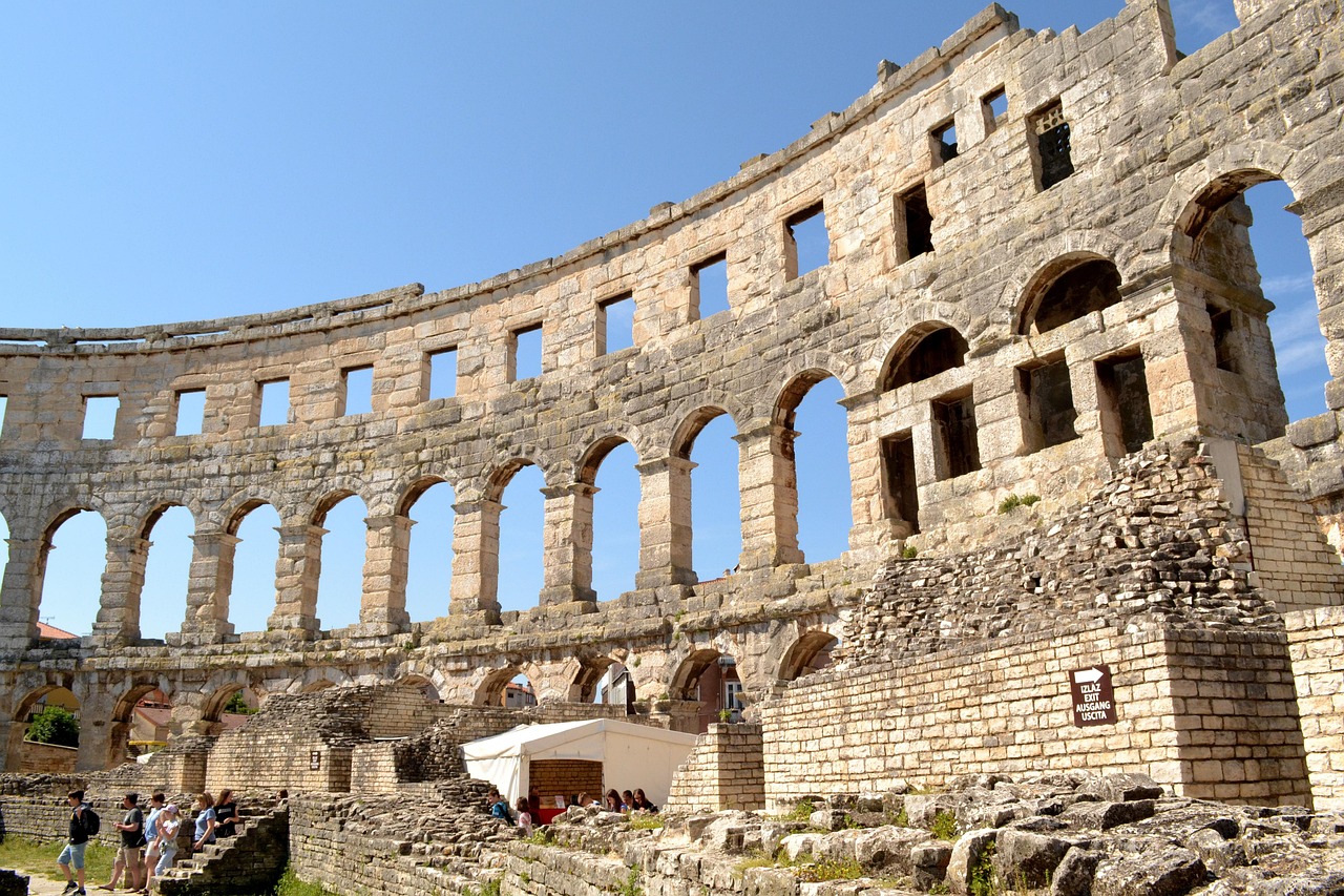 Interior of the Pula Arena